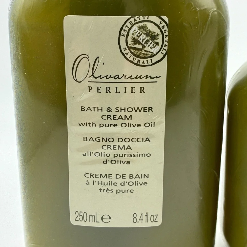 Olivarium‎ Perlier Bath Shower Cream and Velvety Soap 2 pc Set New Sealed